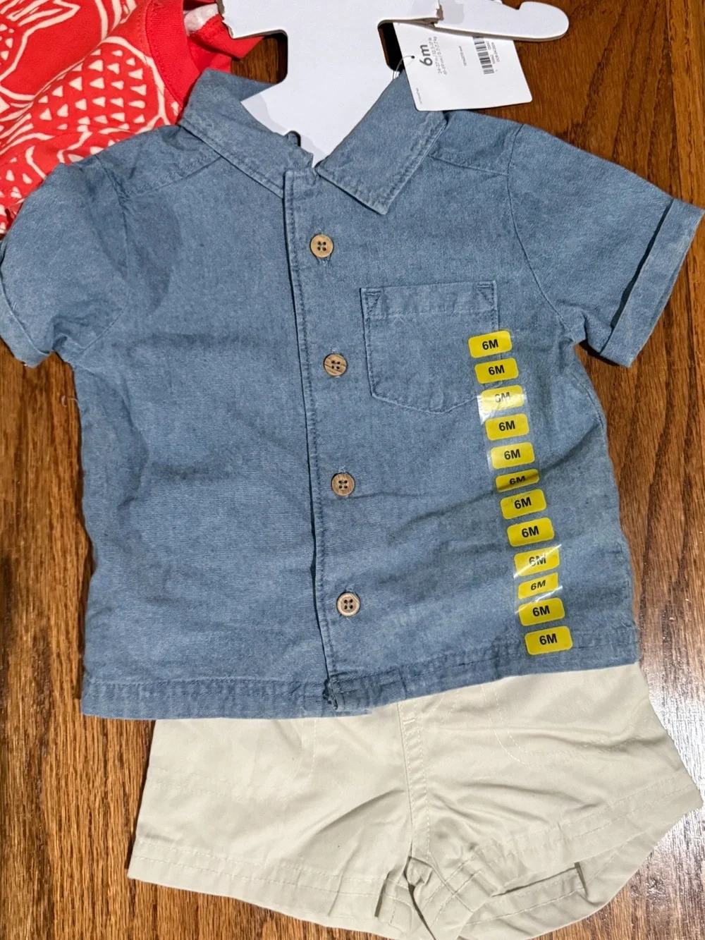 Carter's Blue and White Branded Clothing Tags